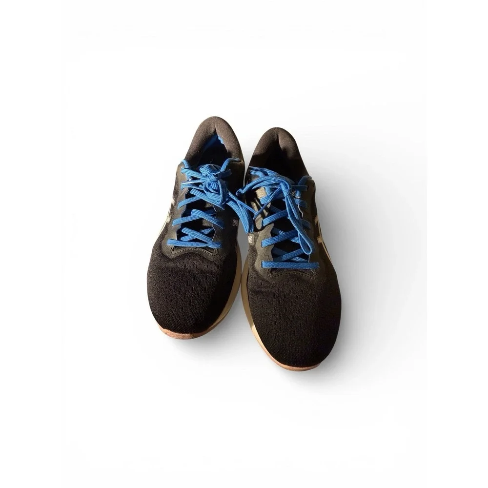 Asics Gel-Pulse 13 Running Shoes Womens 8 Black Electric Blue 1012B035 Sneaker
